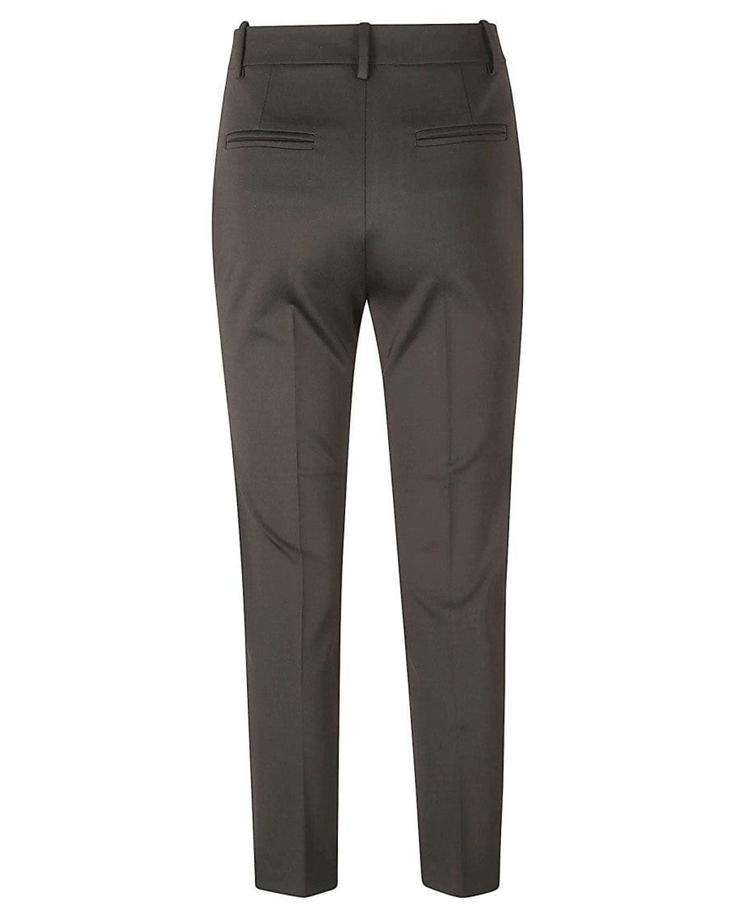 Pinko Gray Cropped Leg Pant