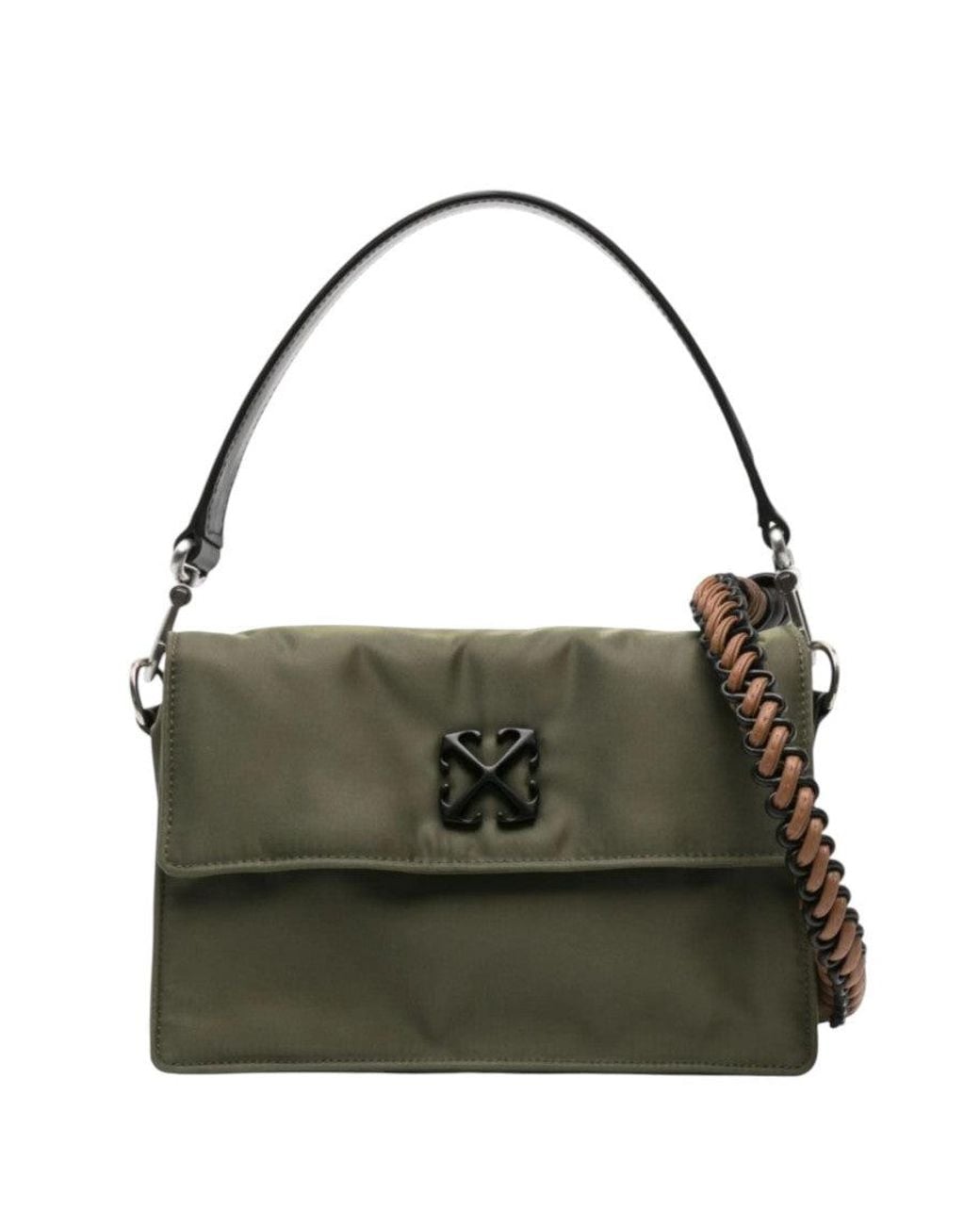 Off-White c/o Virgil Abloh Green Jitney Small Crossbody Bag for men