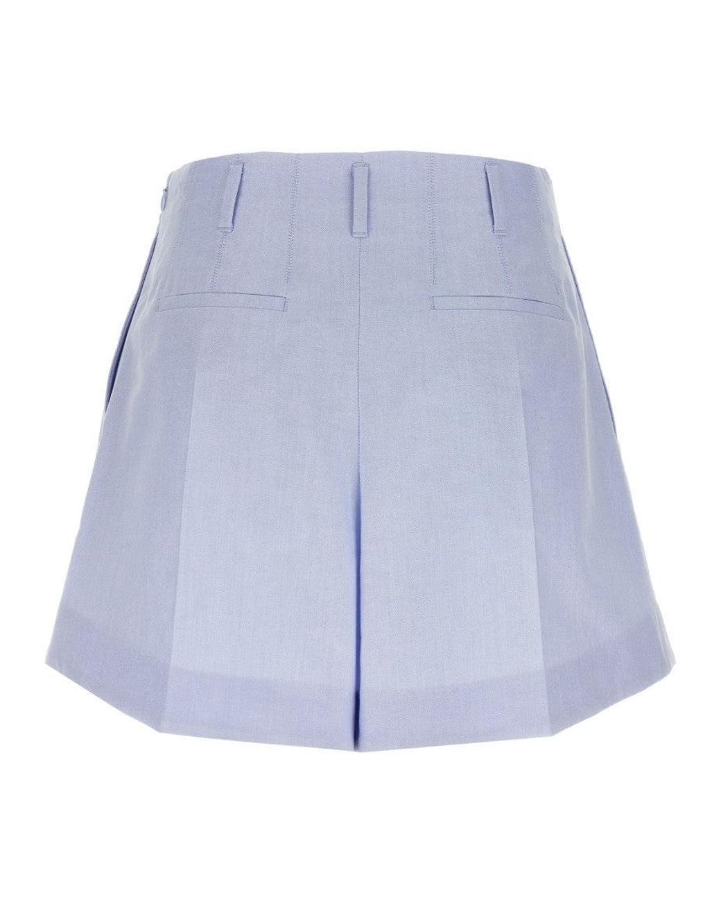Givenchy Blue Logo-Embroidered Cotton Shorts