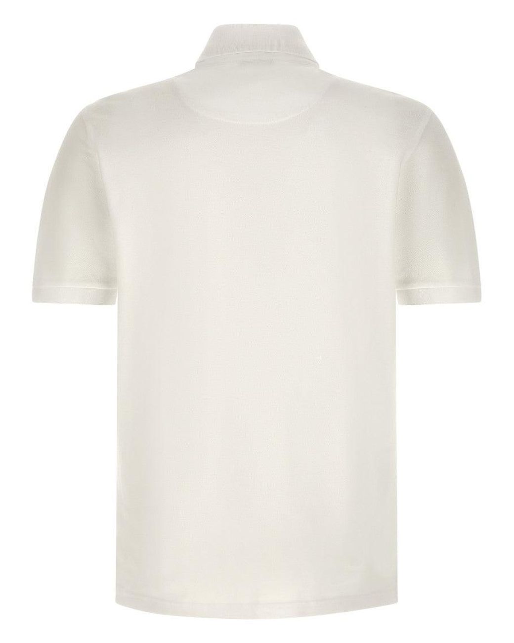 Etro White 'Pegaso' Polo Shirt for men