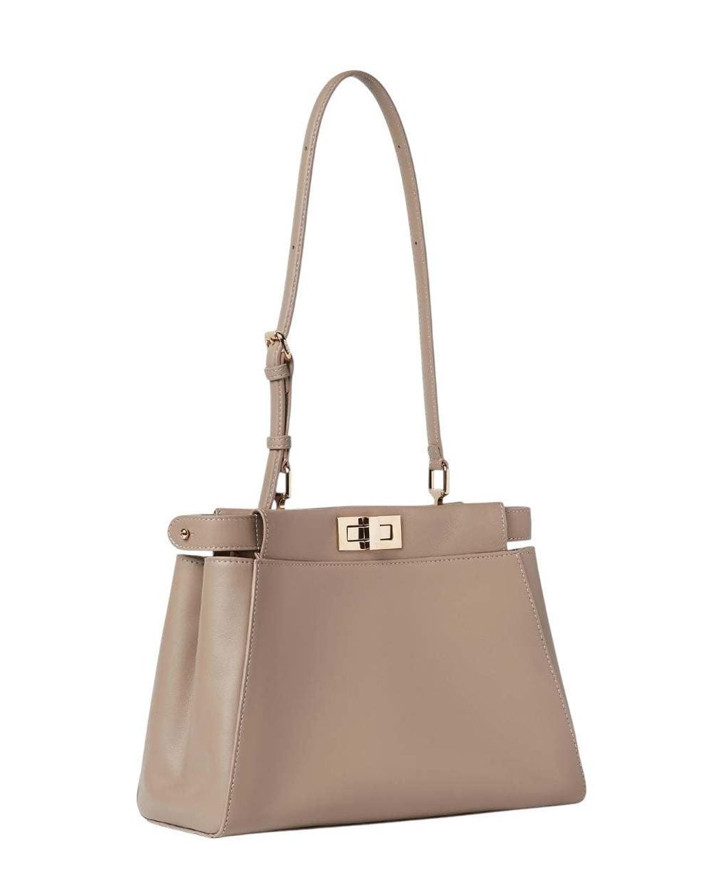 Fendi Brown My Peekaboo Small Shoulder Bag