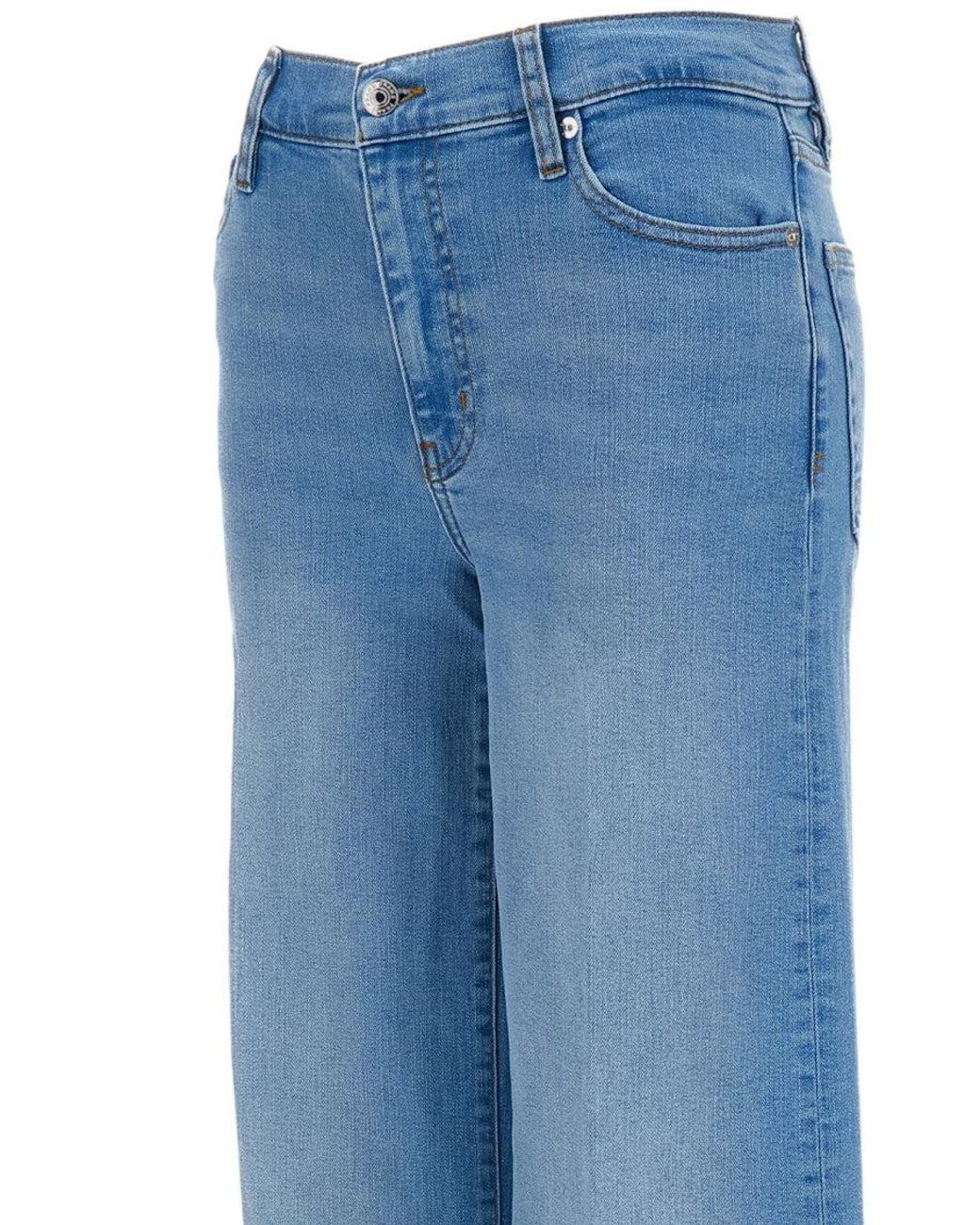 FRAME Blue Regular High Rise Jeans