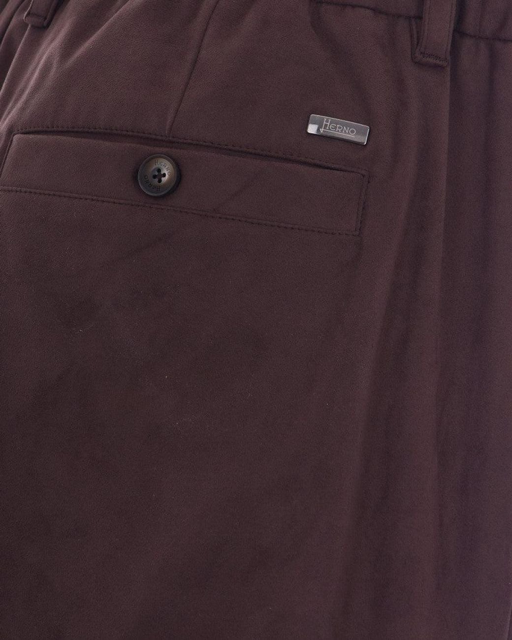 Herno Purple Dark Regular Trousers for men