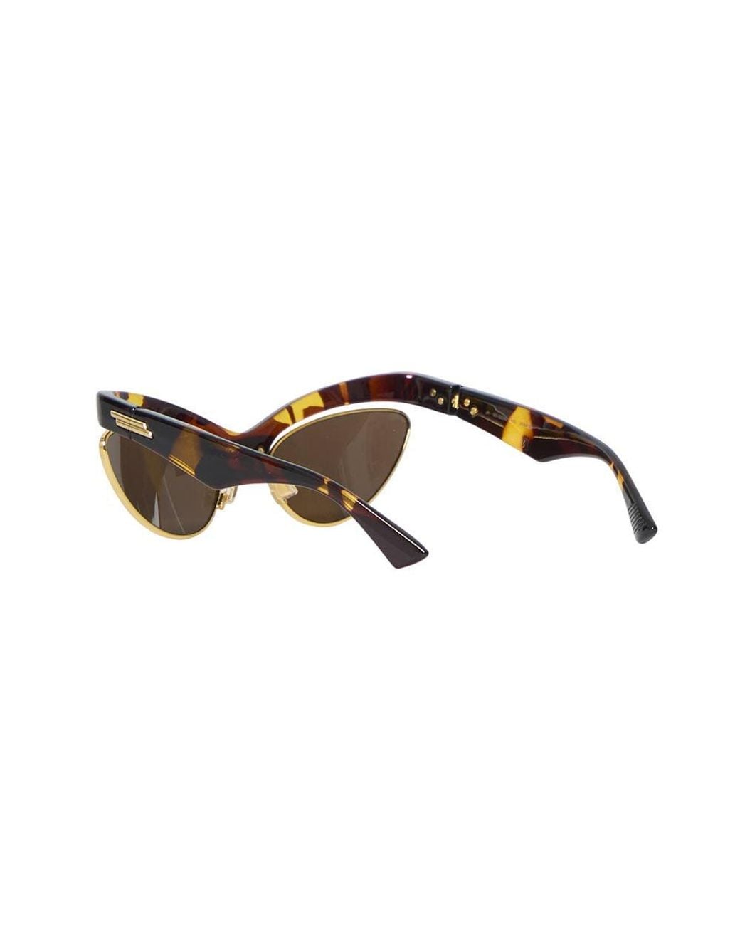 Bottega Veneta Brown Cat Eye Sunglasses