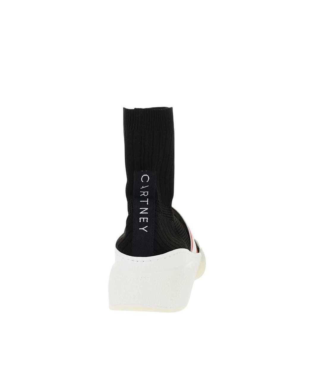 Stella McCartney Black Logo Sneakers