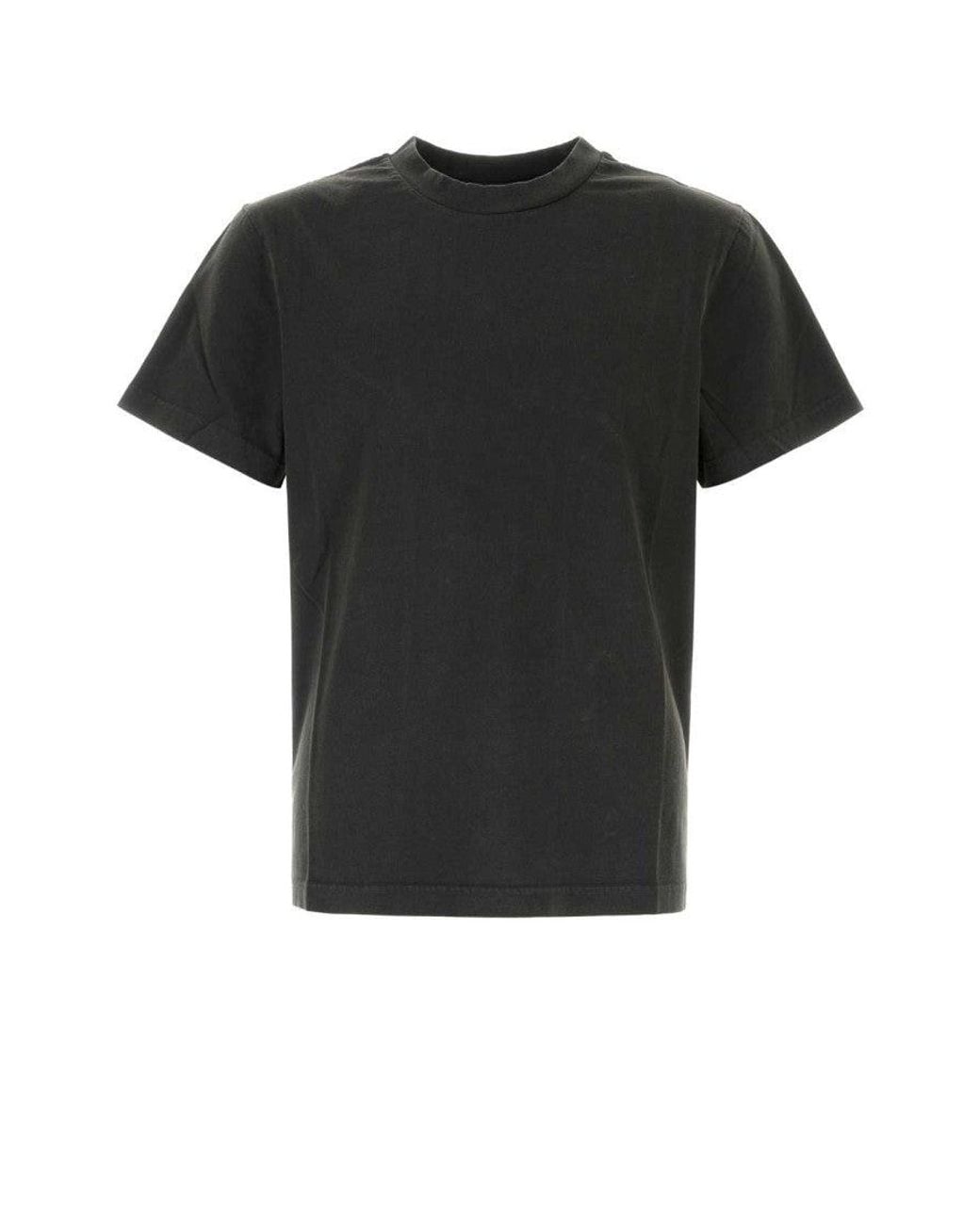 Entire studios Black Crew Neck T-Shirt for men