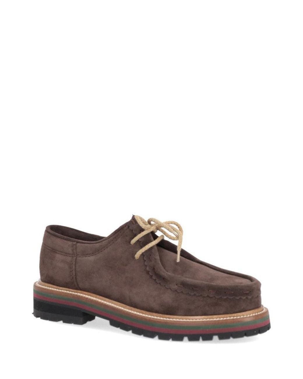 The Bekk Brown Leather Lace Up Shoes