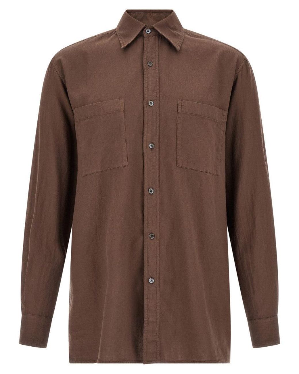 Cellar Door Brown 'Paul' Shirt for men