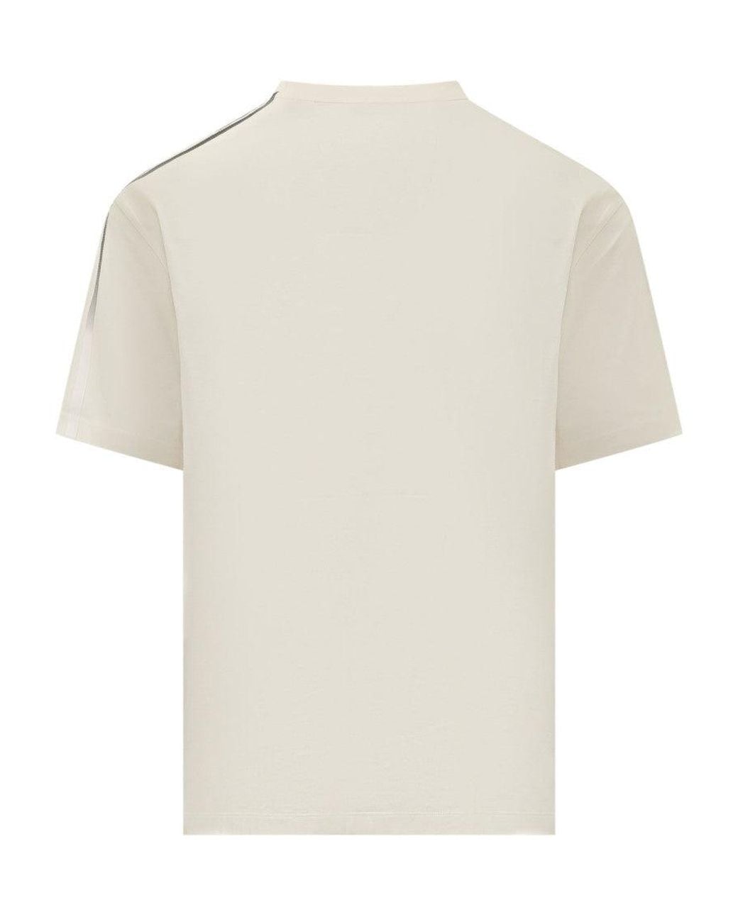 Y-3 White Crew Neck T-Shirt for men