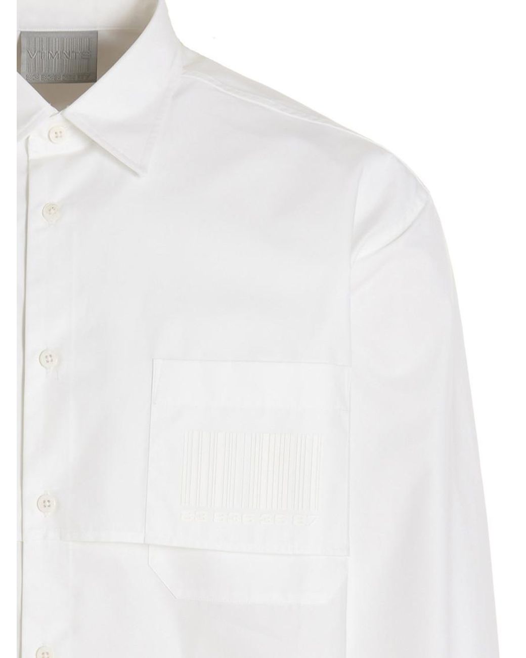 VTMNTS White Barcode Shirt for men