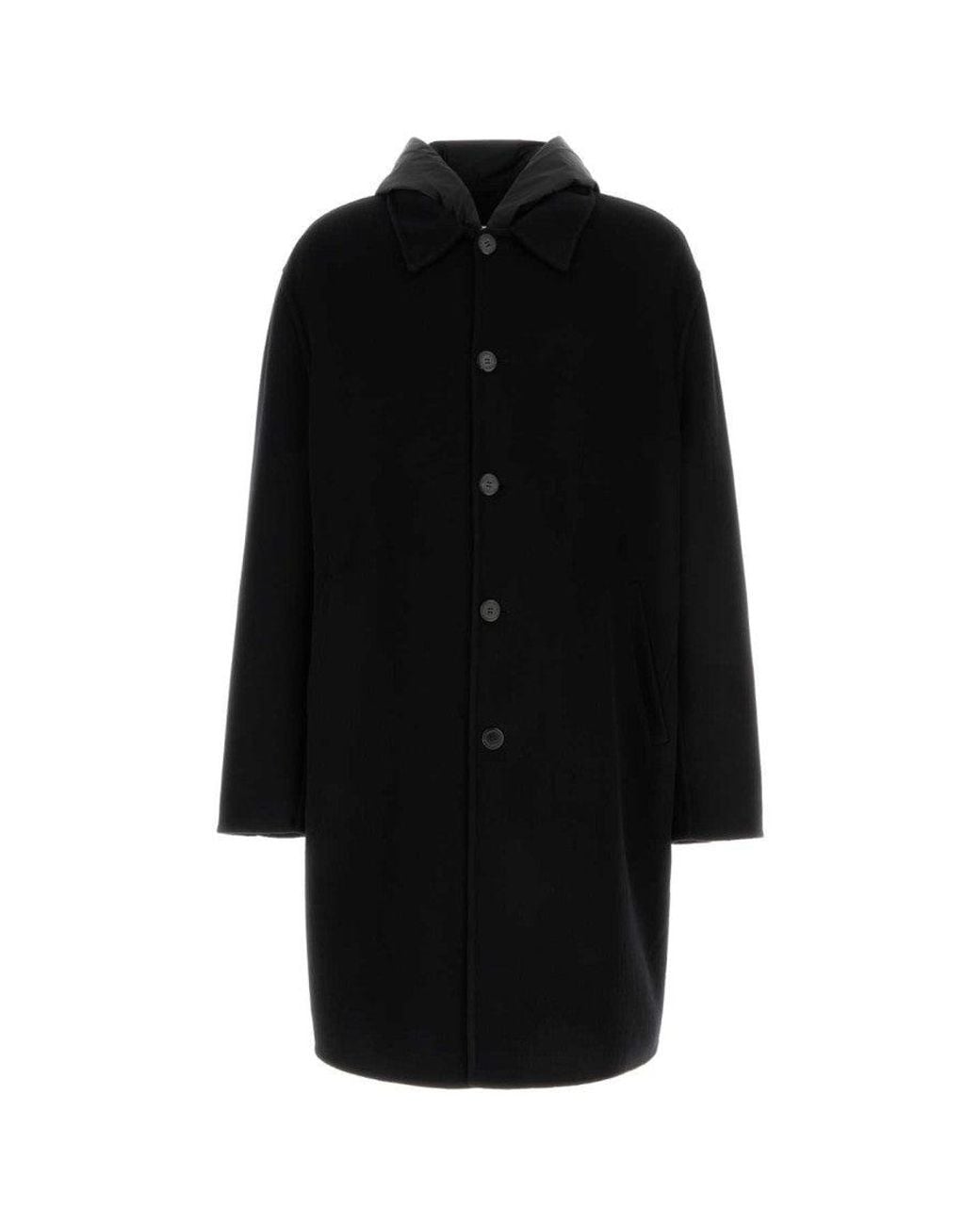 Prada Black Cashmere Coat for men