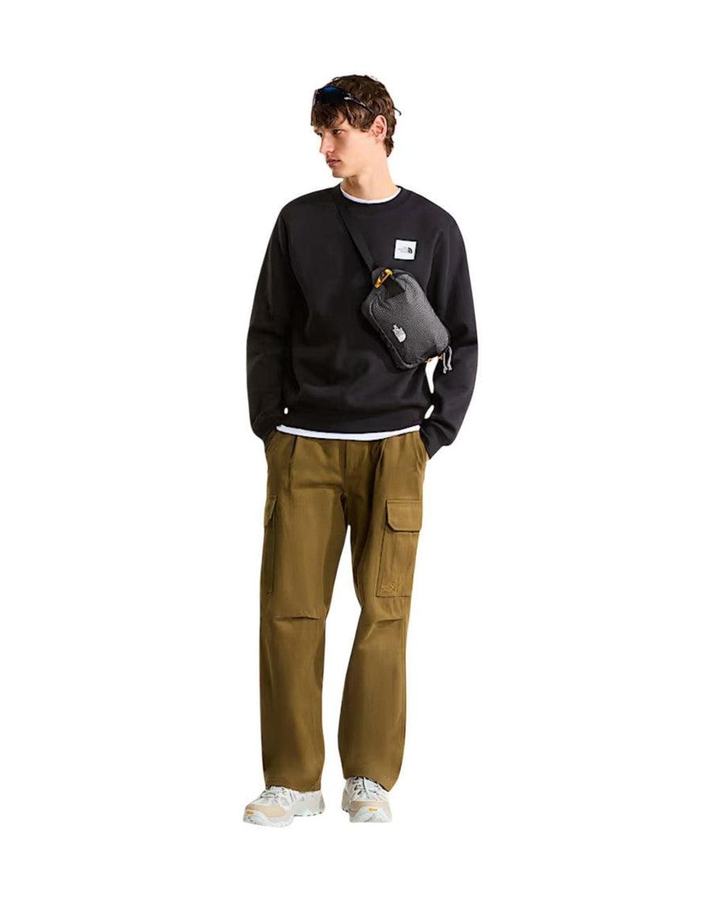The North Face Black Crew Neck Sweatshirt for men