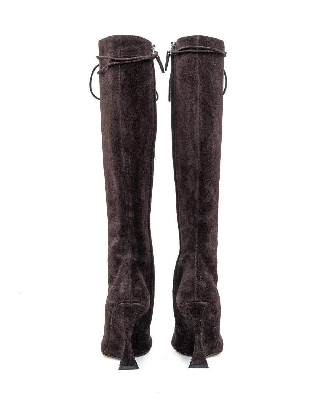 Paris Texas Black Nina Thece Up Mini Boot
