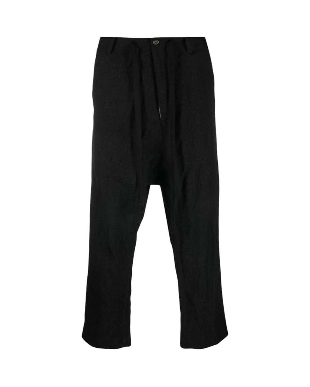 Uma Wang Black Relaxed Trousers for men
