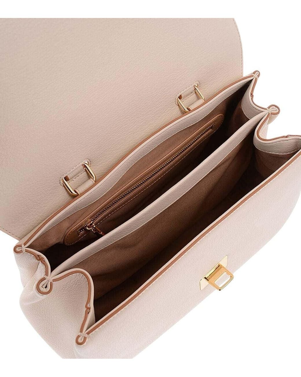 Love Moschino Natural Logo Large Shoulder Bag