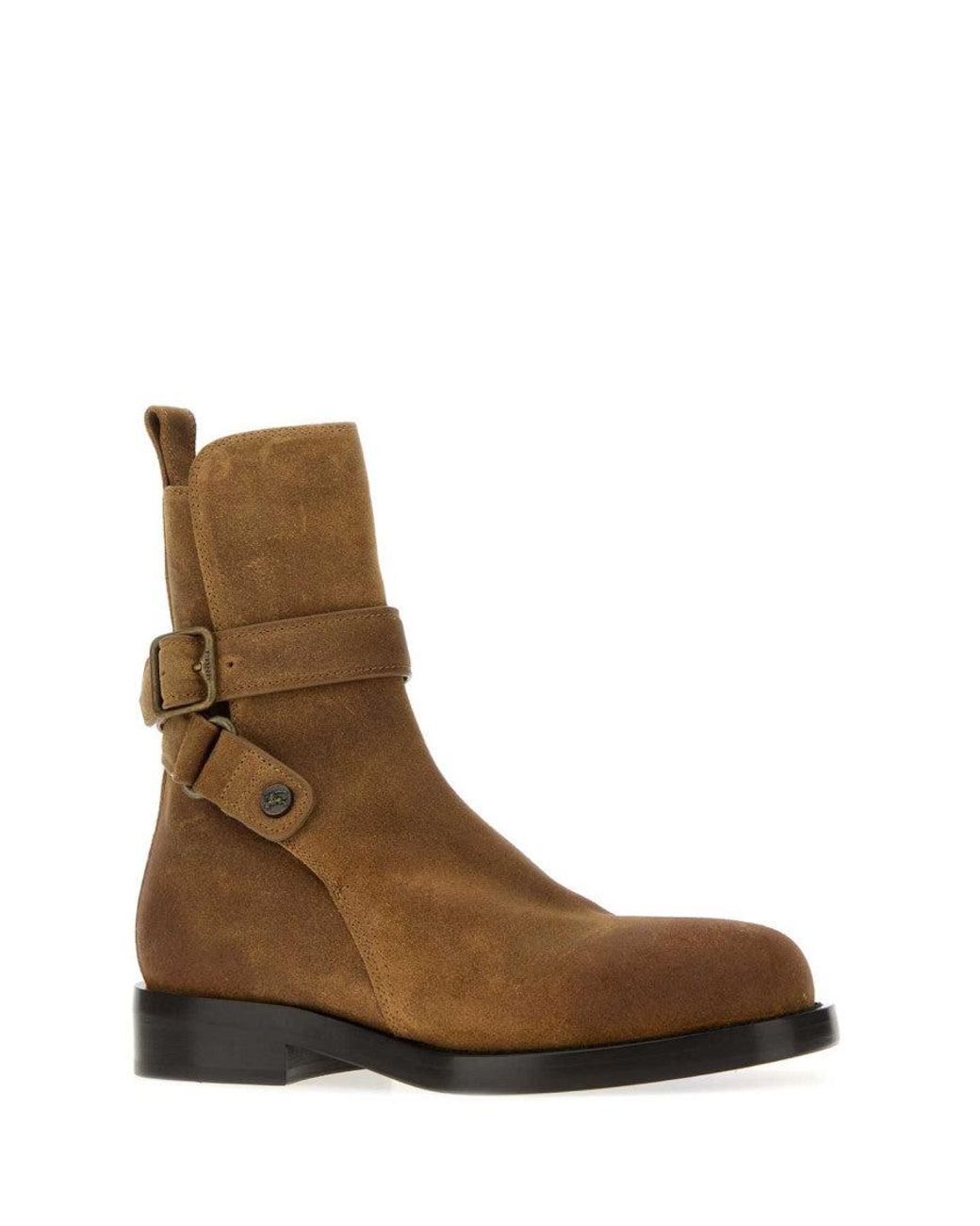 Burberry Brown Suede Boots