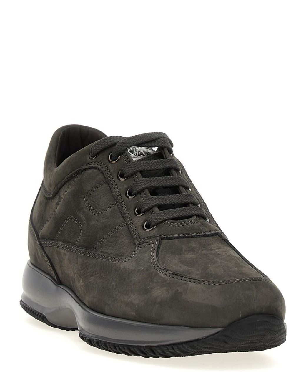 Hogan Brown 'Interactive' Sneakers for men