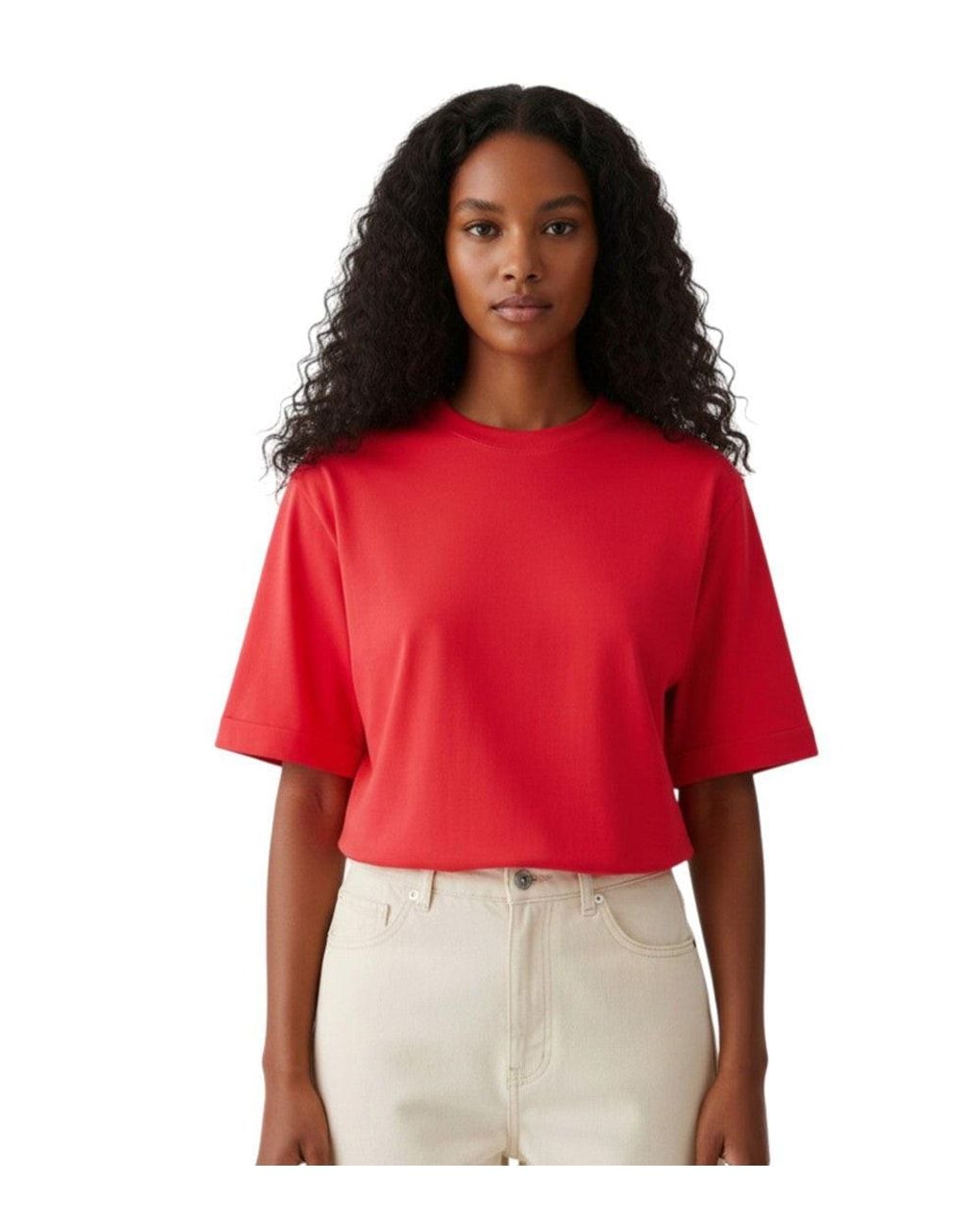 Jacquemus Red Crew Neck T-Shirt