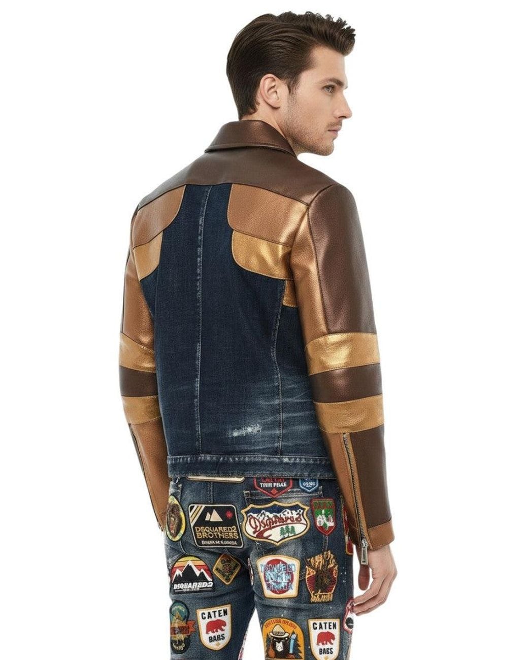 DSquared² Blue Shirt Collar Jacket for men