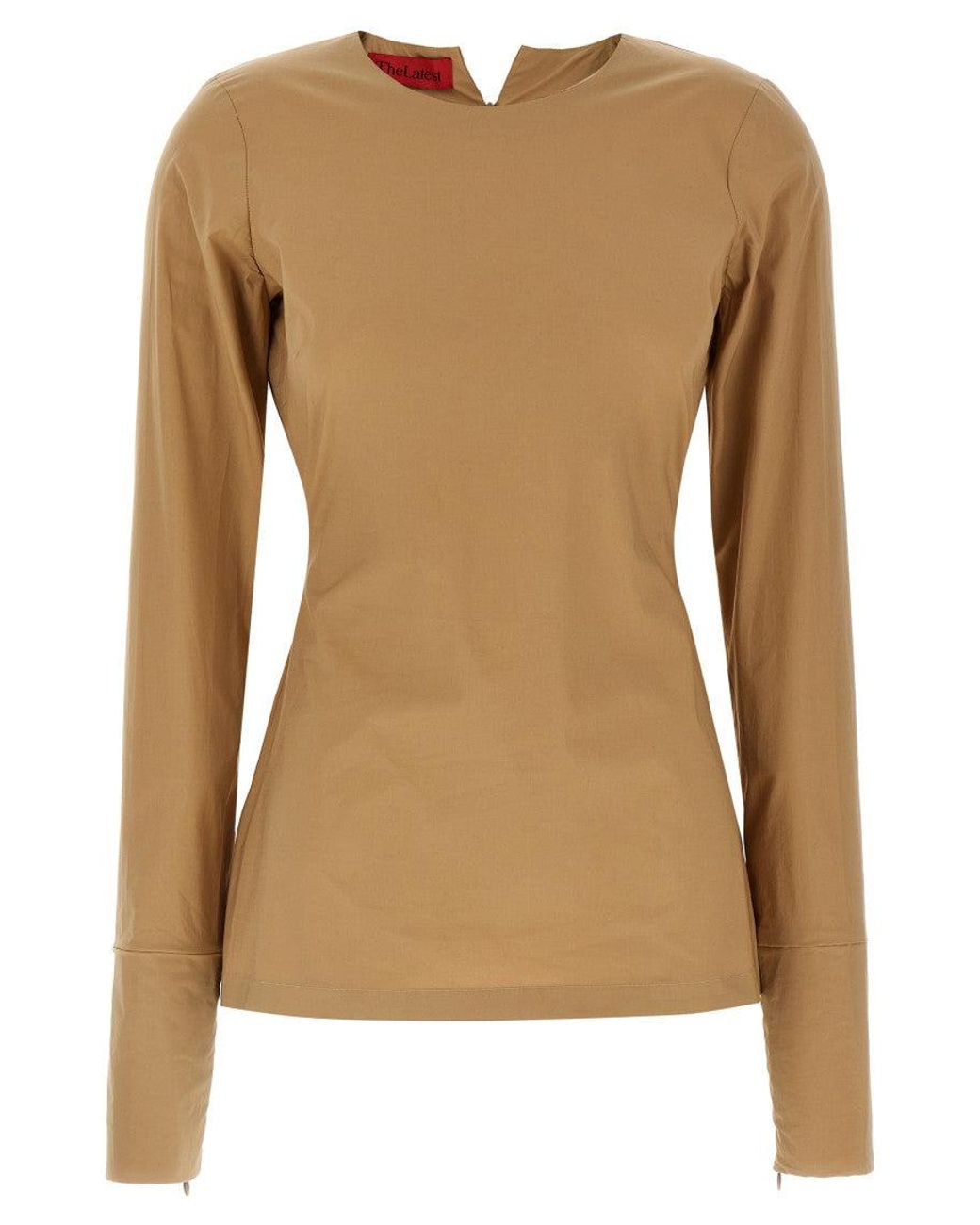THE LATEST Brown 'Terry' T-Shirt