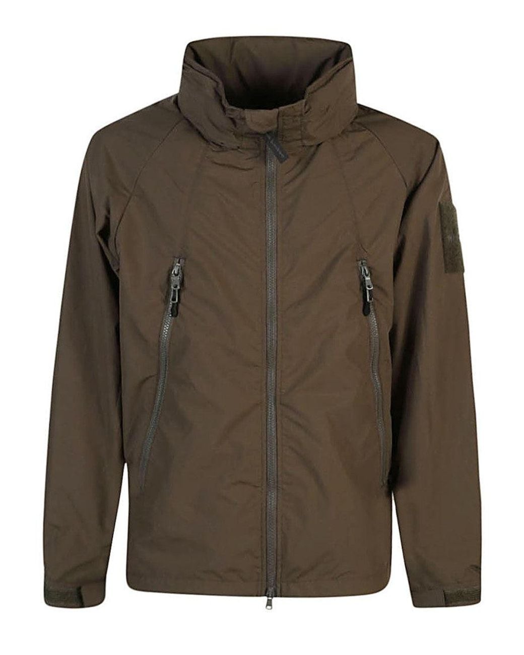 Wild Things Green Nylon Blouson Jacket for men