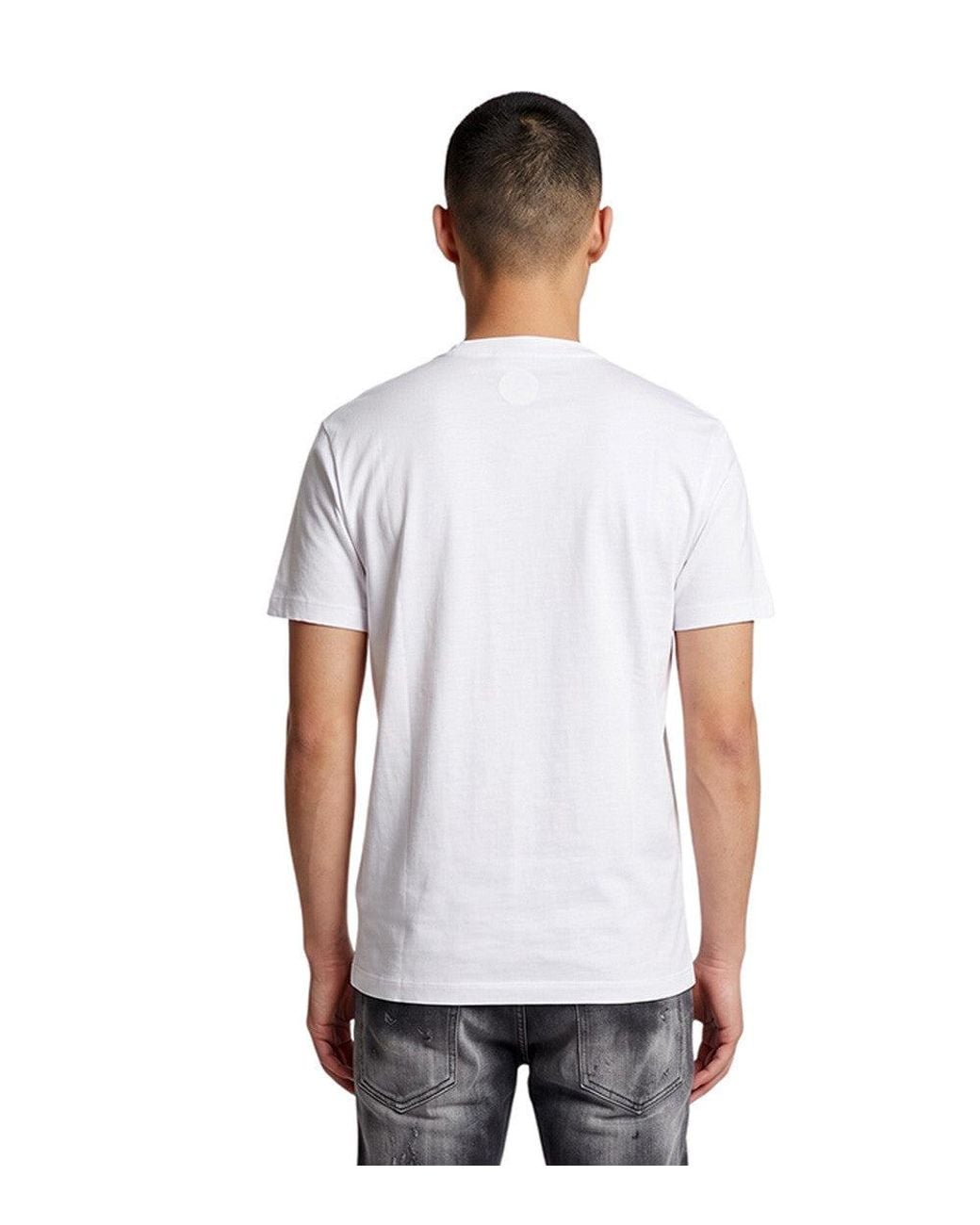 DSquared² White Regular Logo T-Shirt for men