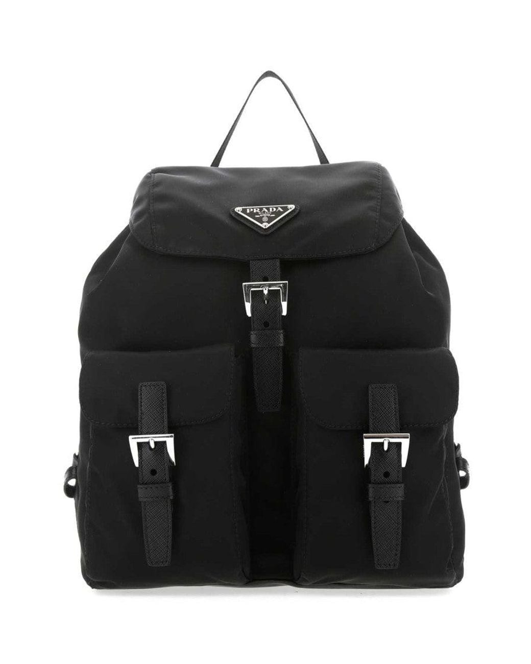 Prada Black Re-Nylon Small Backpack