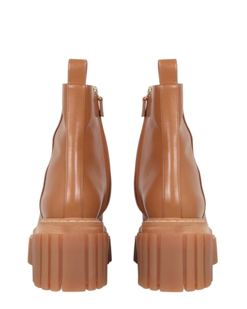 Stella McCartney Brown Zip Shoes