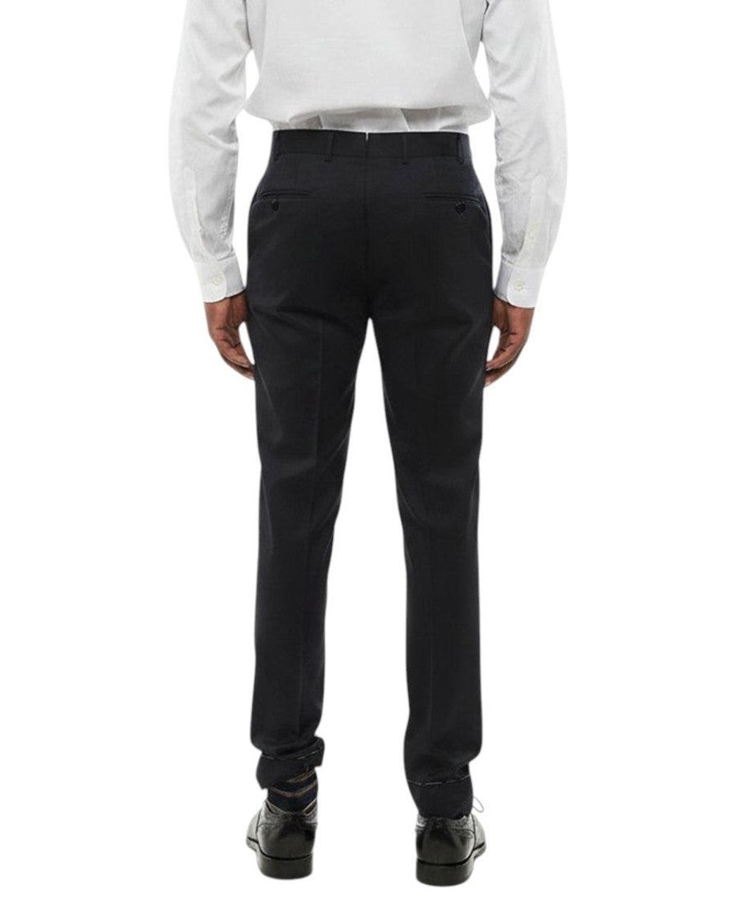 Corneliani Black Mantua Trousers for men