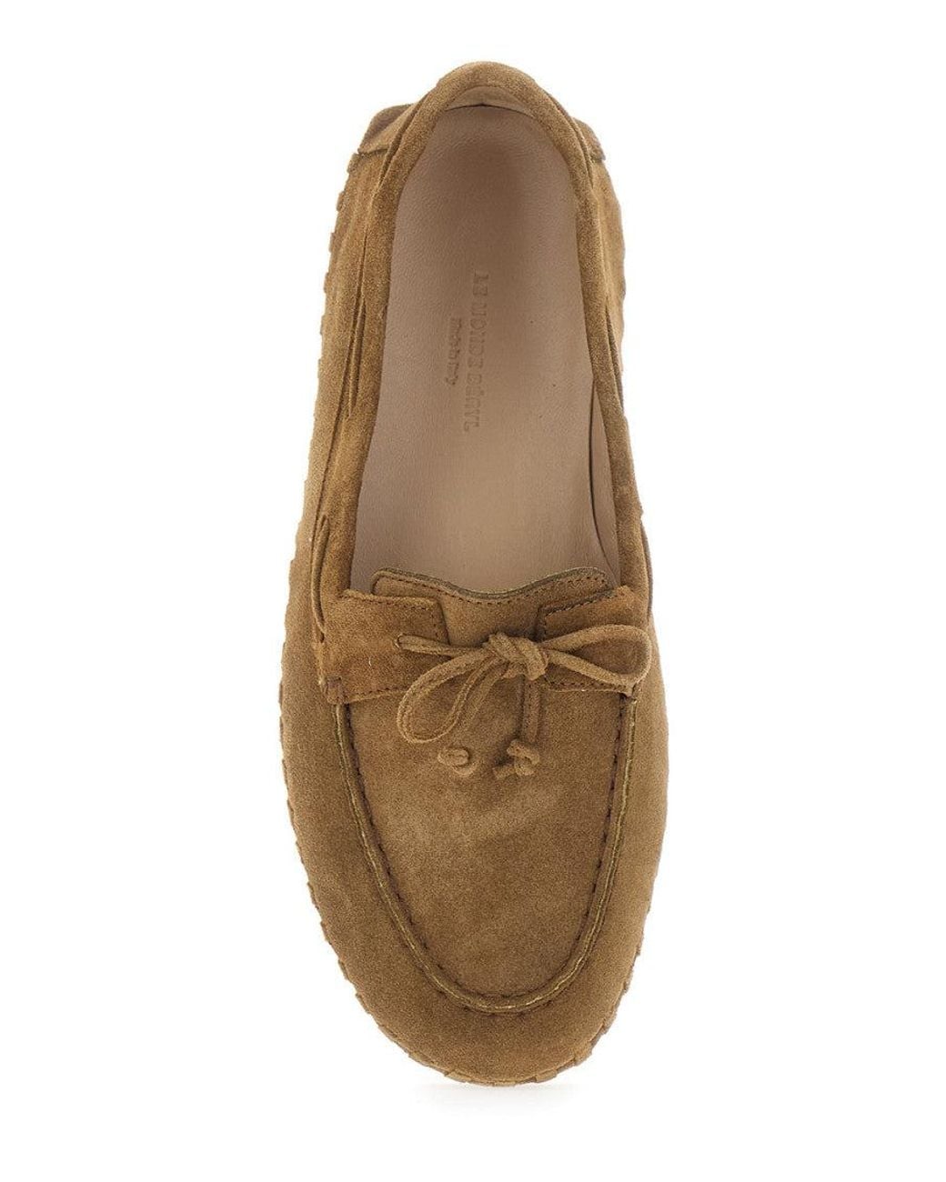 Le Monde Beryl Brown Suede Tassel Loafers