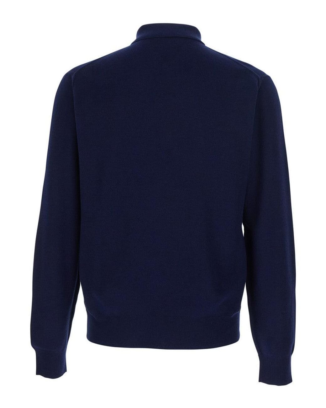 Tom Ford Blue Shirt Collar Polo for men