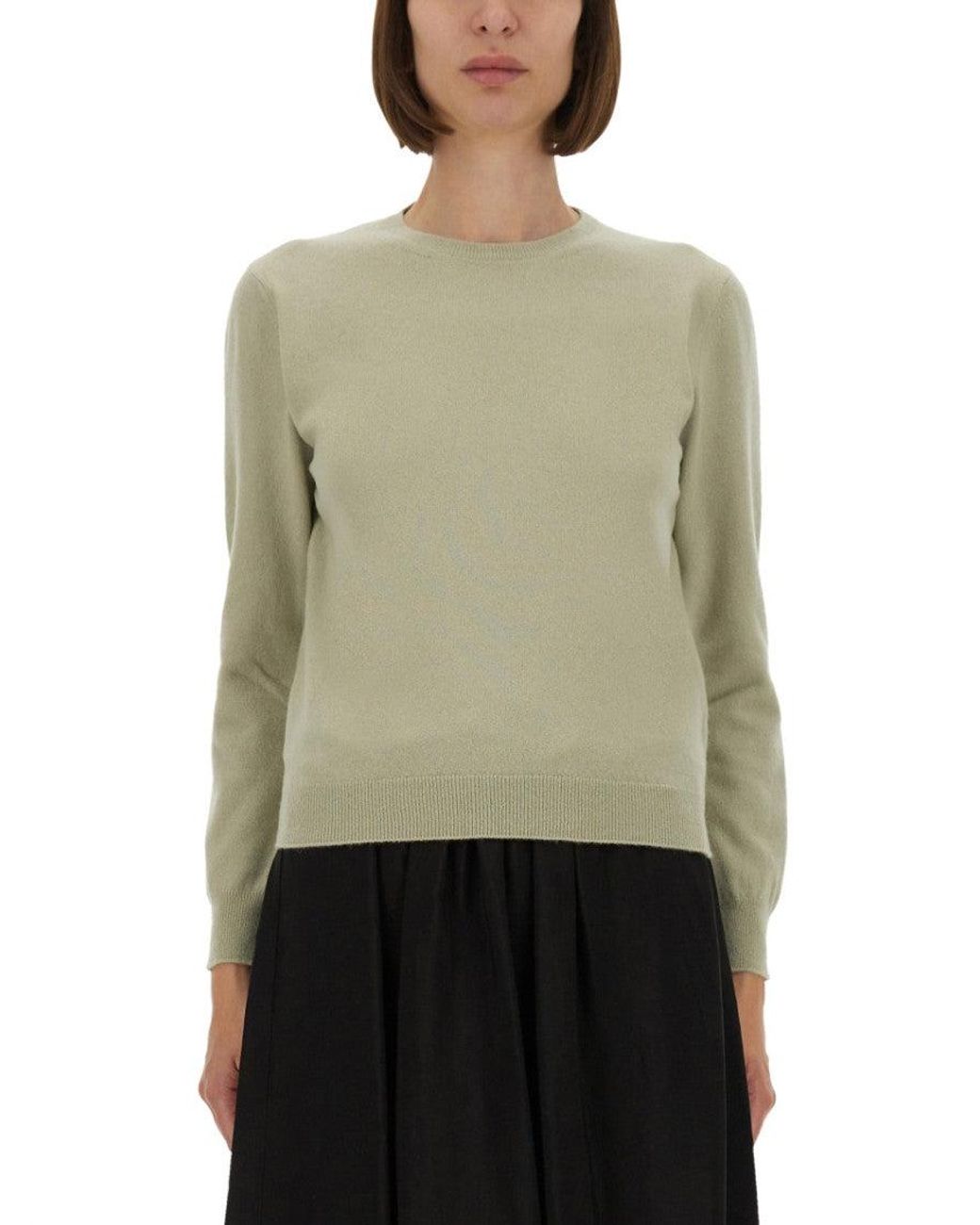 Maison Margiela Green Regular Fit Wool Sweater