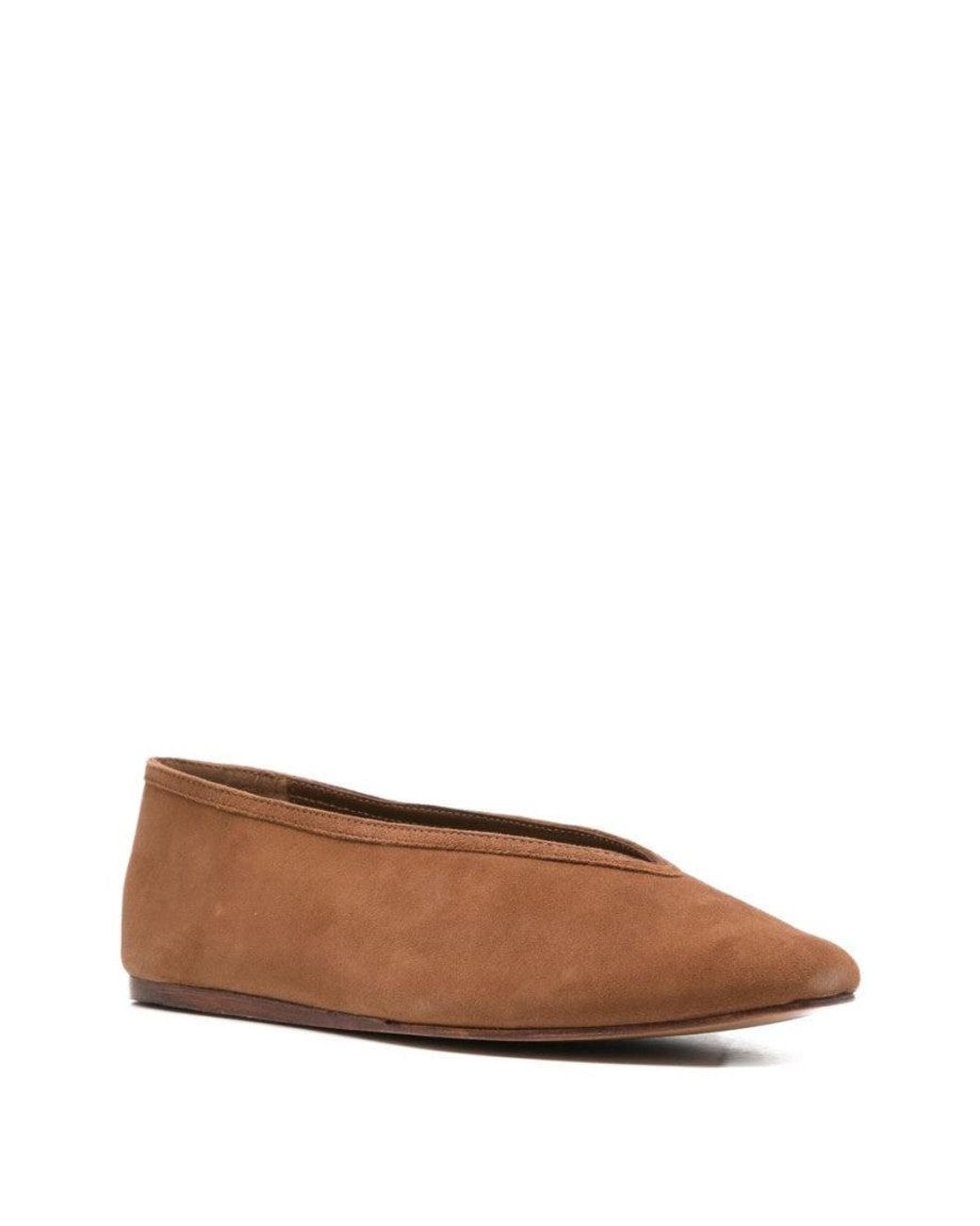 Manebí Brown Slip-On Ballet Flats