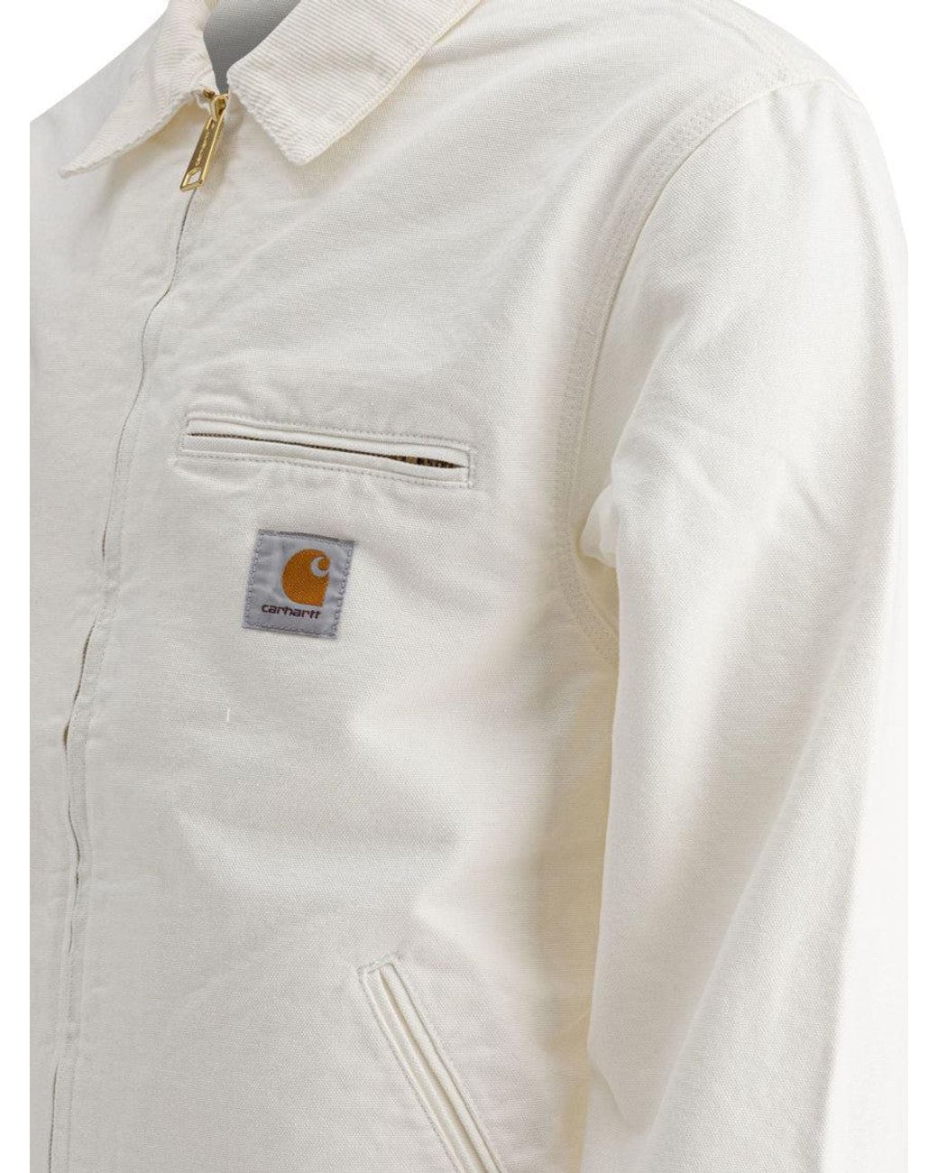 Carhartt White Off Logo Jacket for men