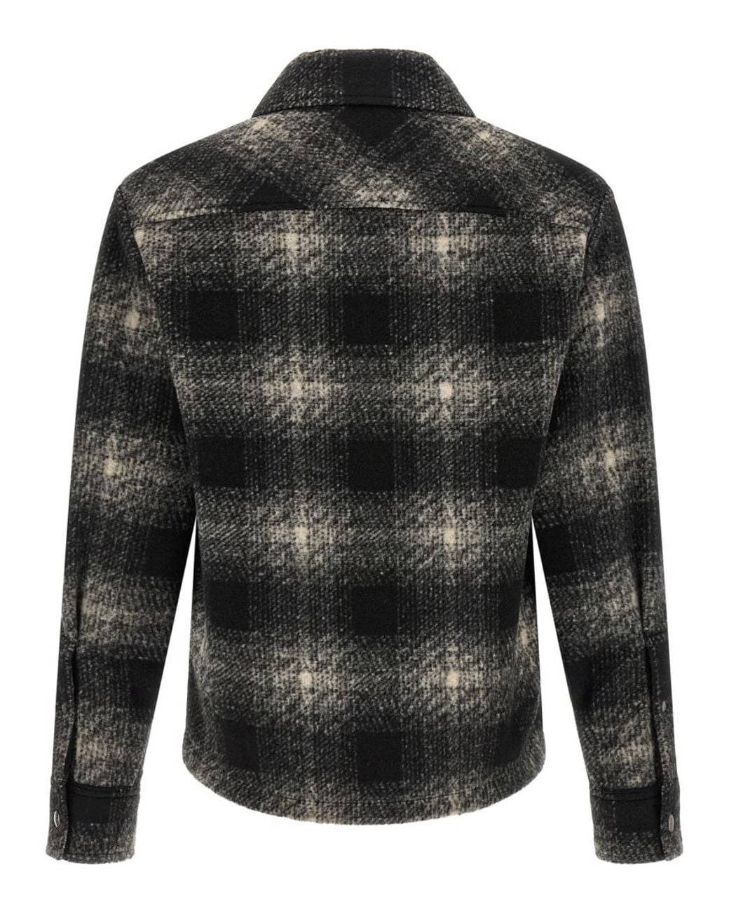 Moncler Black Zip Overshirt for men