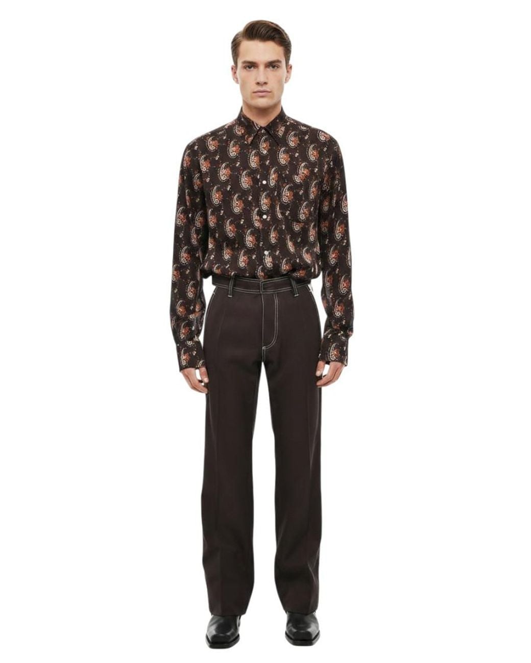 DSquared² Black Regular Trousers for men