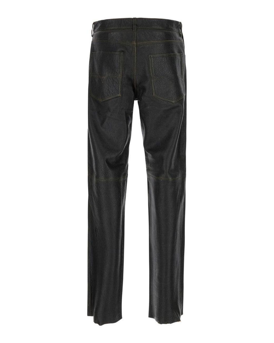 DIESEL Black P-Kooman Trousers for men