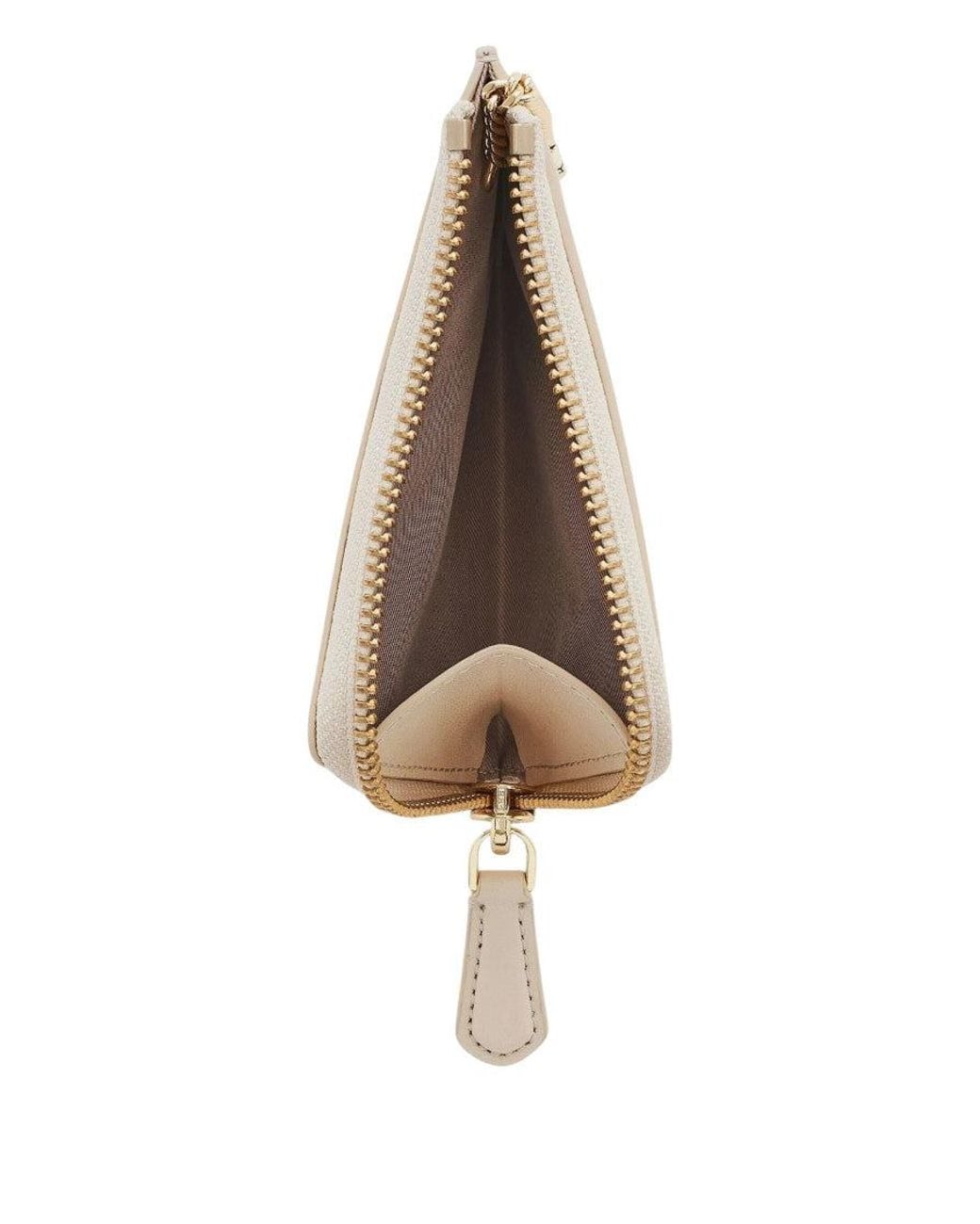 Marc Jacobs Natural Off Solid Zip Wallet