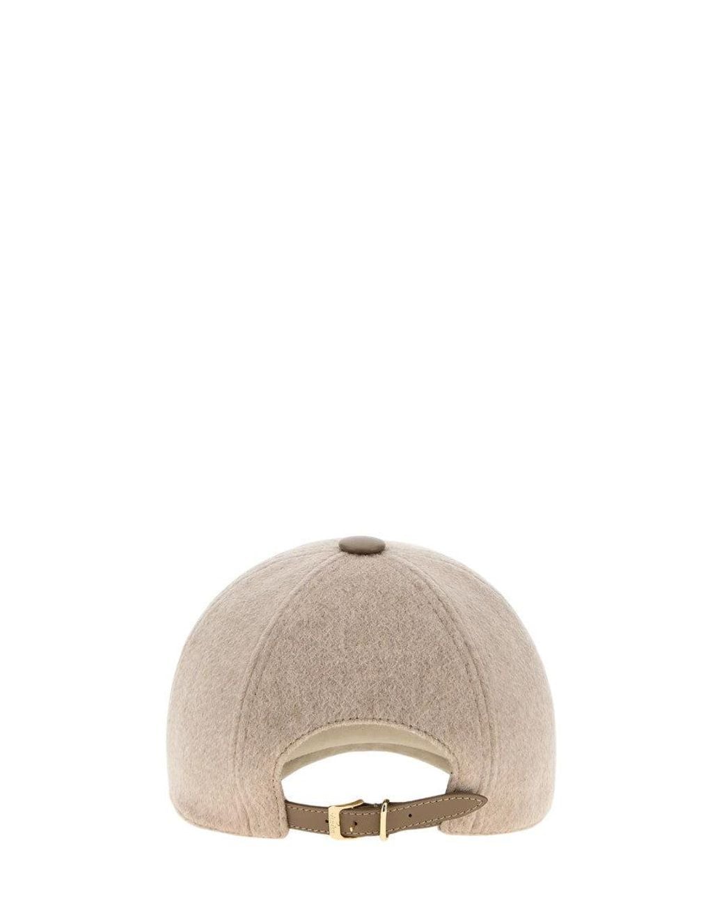 Max Mara Natural Logo Baseball Cap