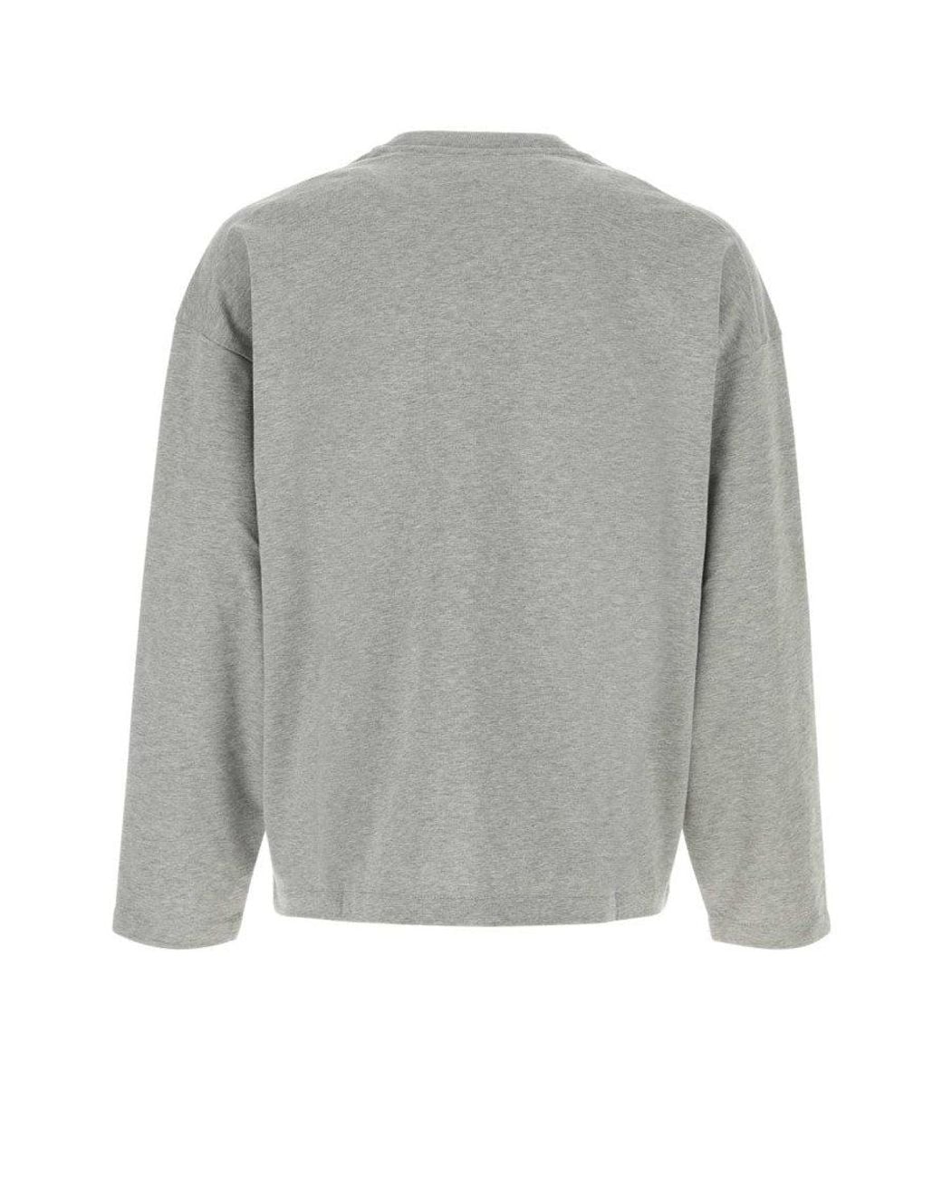 Jil Sander Gray Crew Neck T-Shirts for men