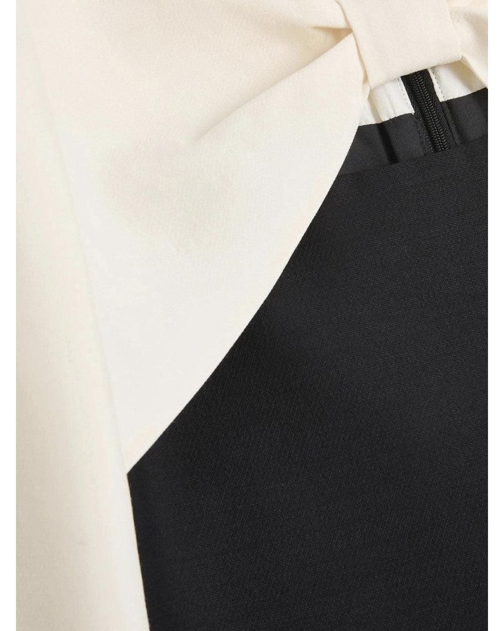 Valentino Black Bow Mini Dress