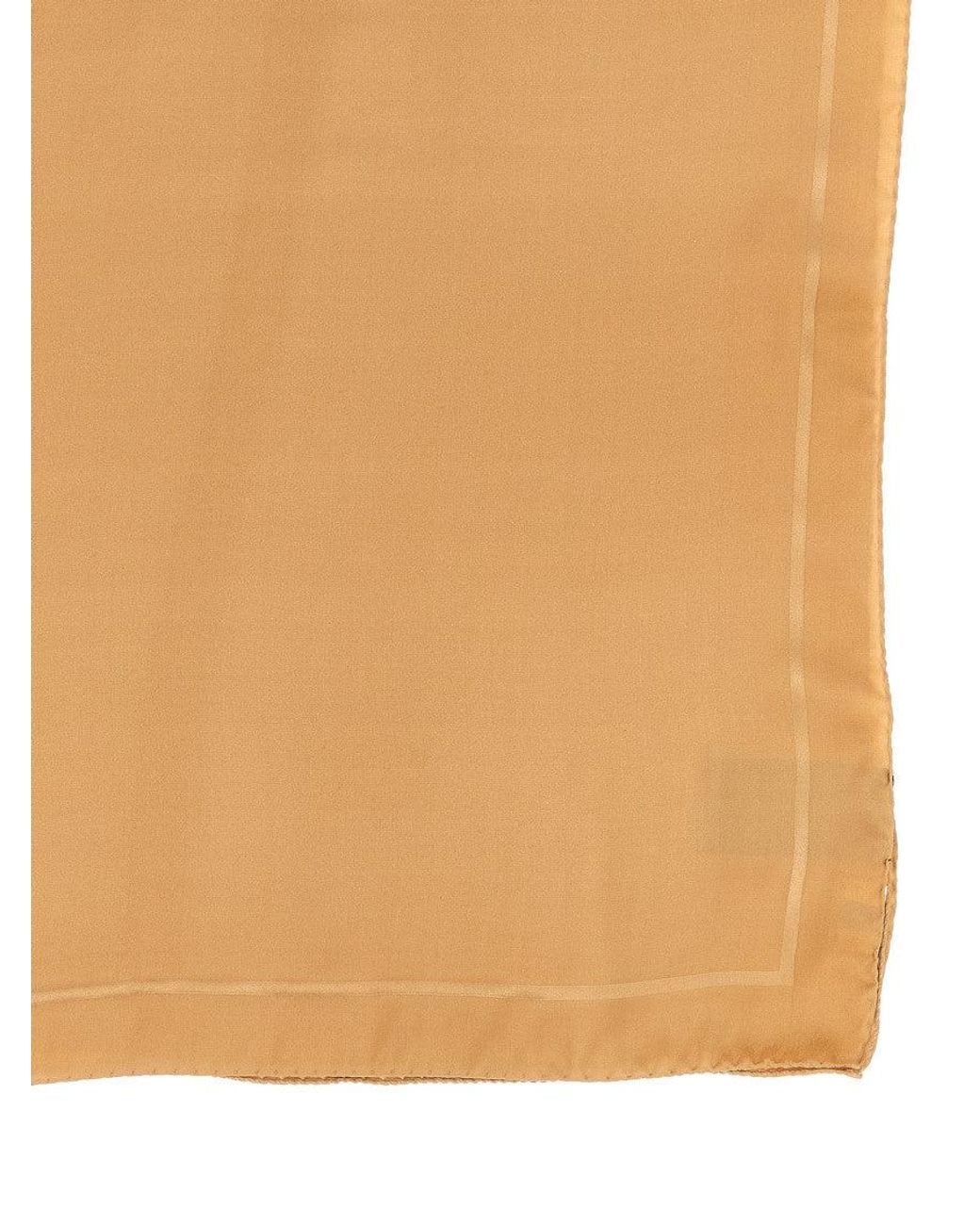 Saint Laurent Natural Cassandre Scarf