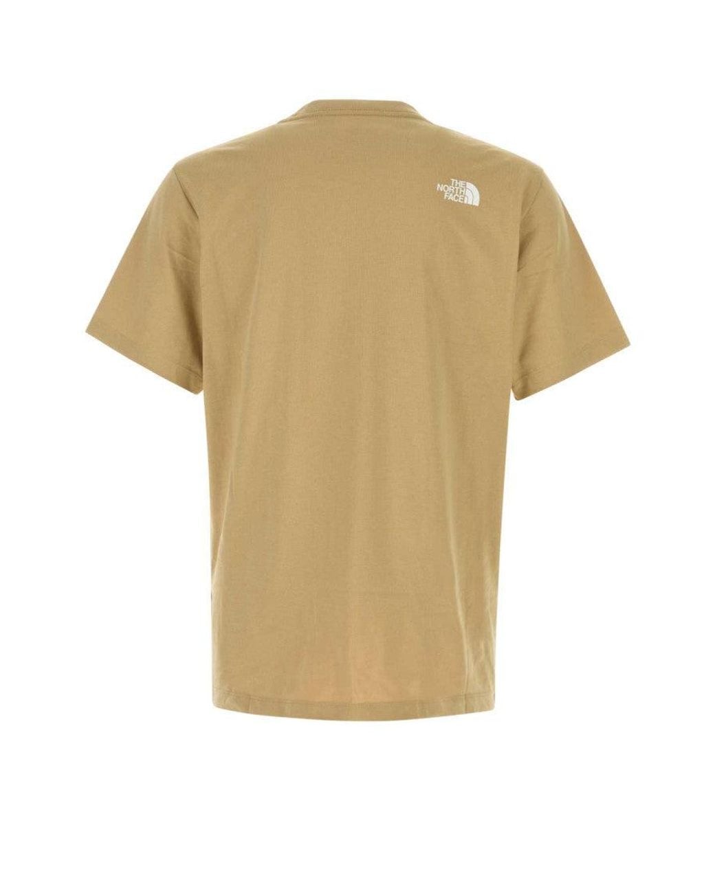 The North Face Yellow Mustard Logo T-Shirt for men