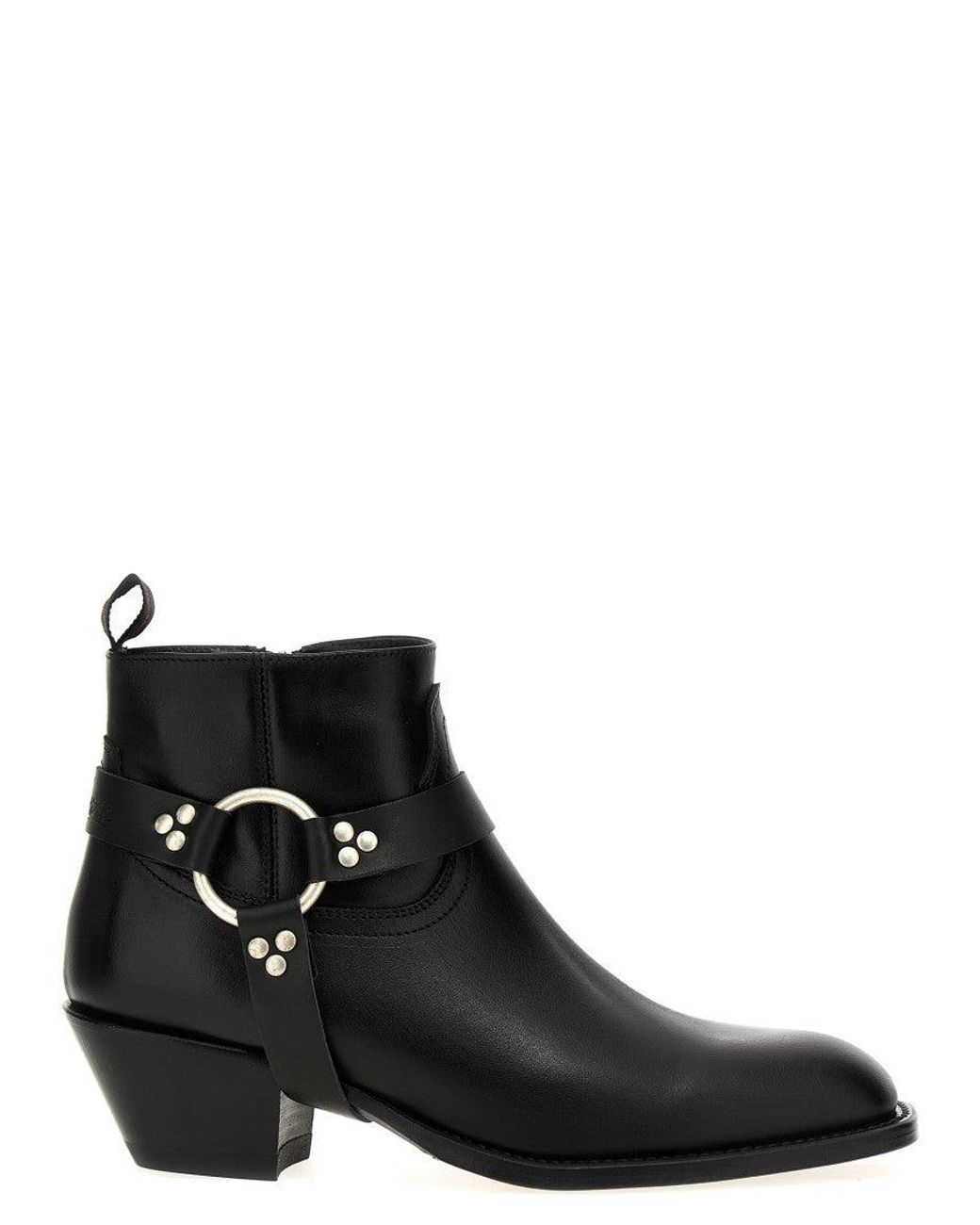 Sonora Boots Black Dulce Belt Ankle Boots
