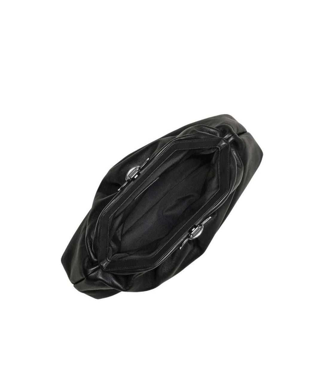 Marc Jacobs Black Claw Clip Large Clutch