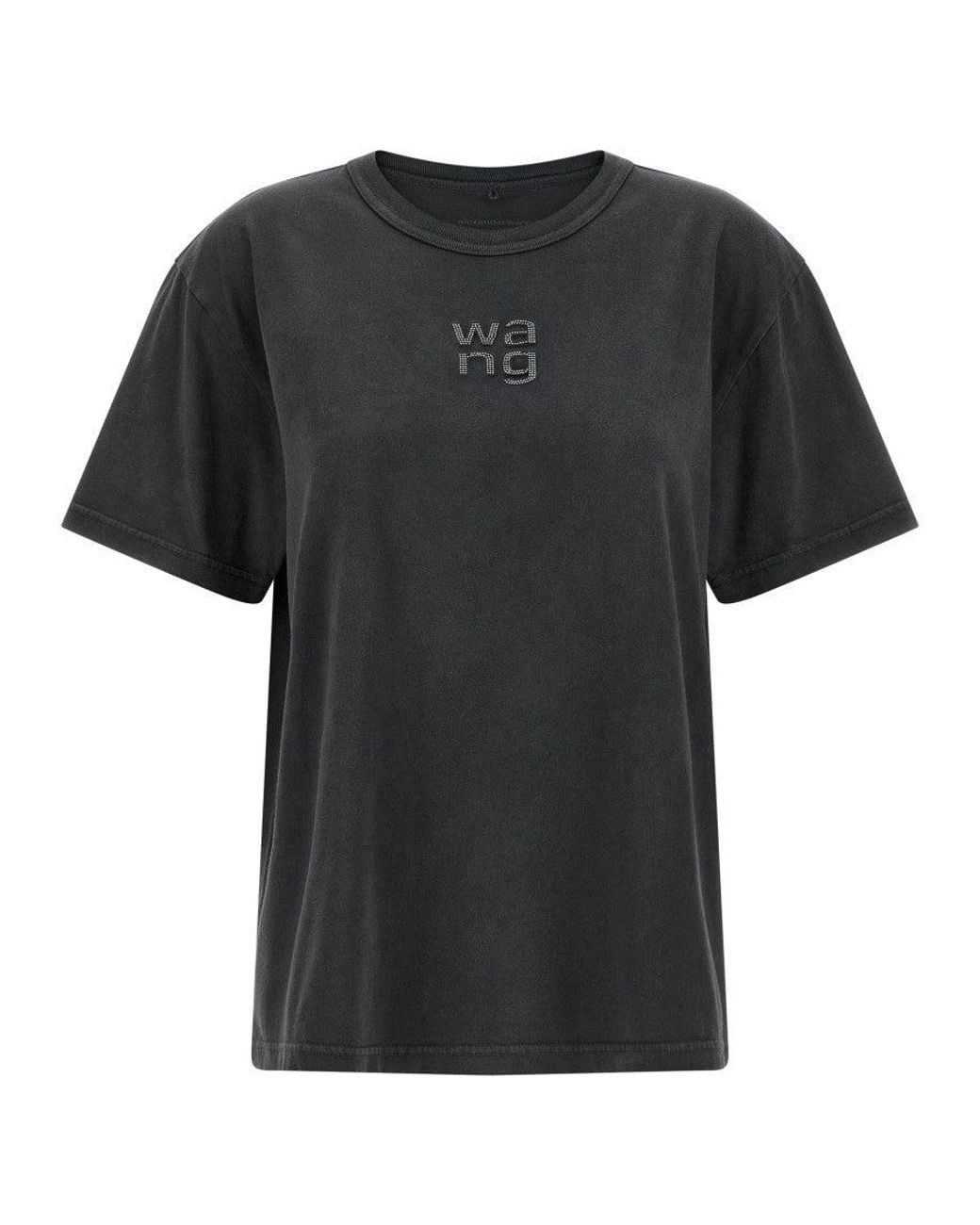 Alexander Wang Black Logo T-Shirt