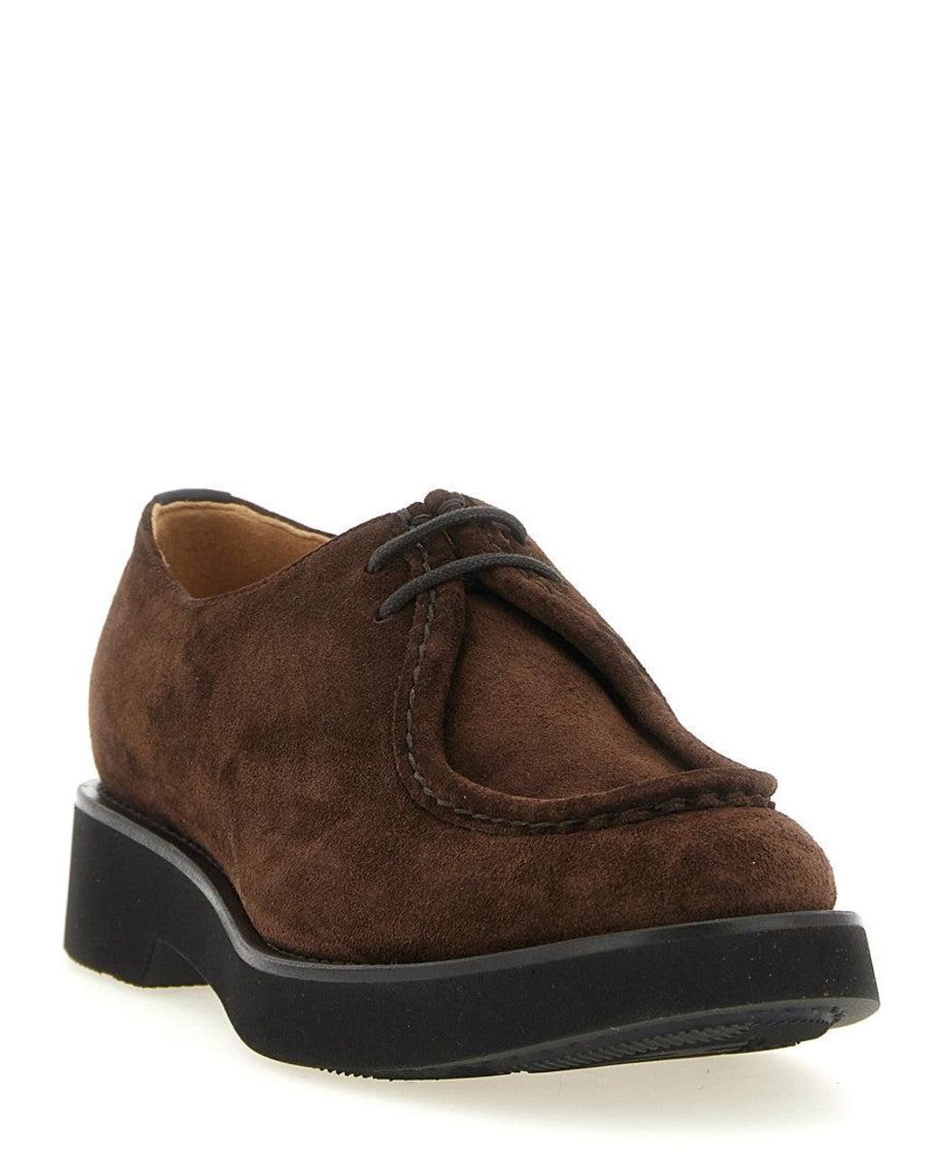 Church's Brown Suede Lace Up Shoes