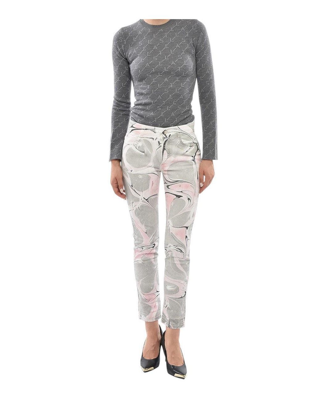 Stella McCartney Blue Slim Mid Rise Jeans
