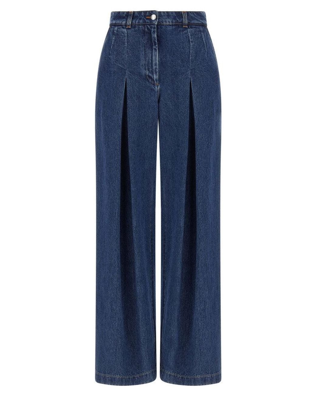 Dolce & Gabbana Blue 'Dolce' Waist Jeans