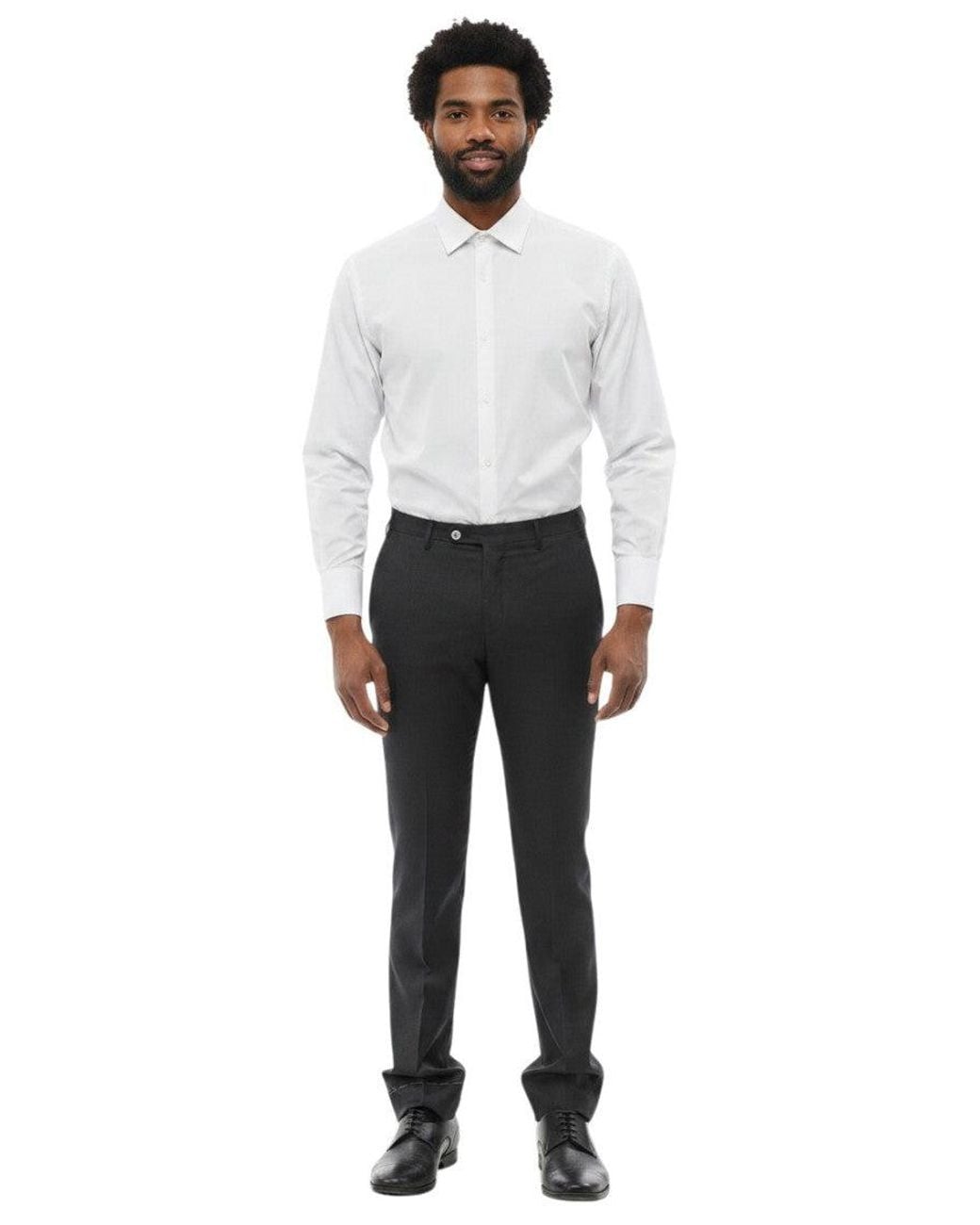 Corneliani Gray Straight Pants for men